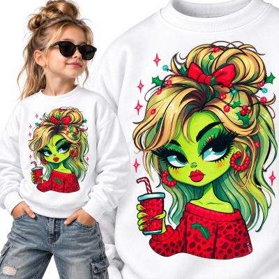 BLUZA ŚWIĄTECZNA GRINCH WIFE